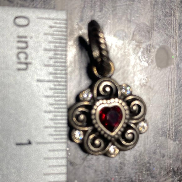 Brighton Red Crystal charm (369) - Picture 3 of 4